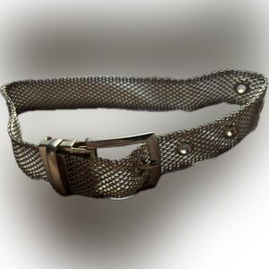 NWT gold belt choker necklace